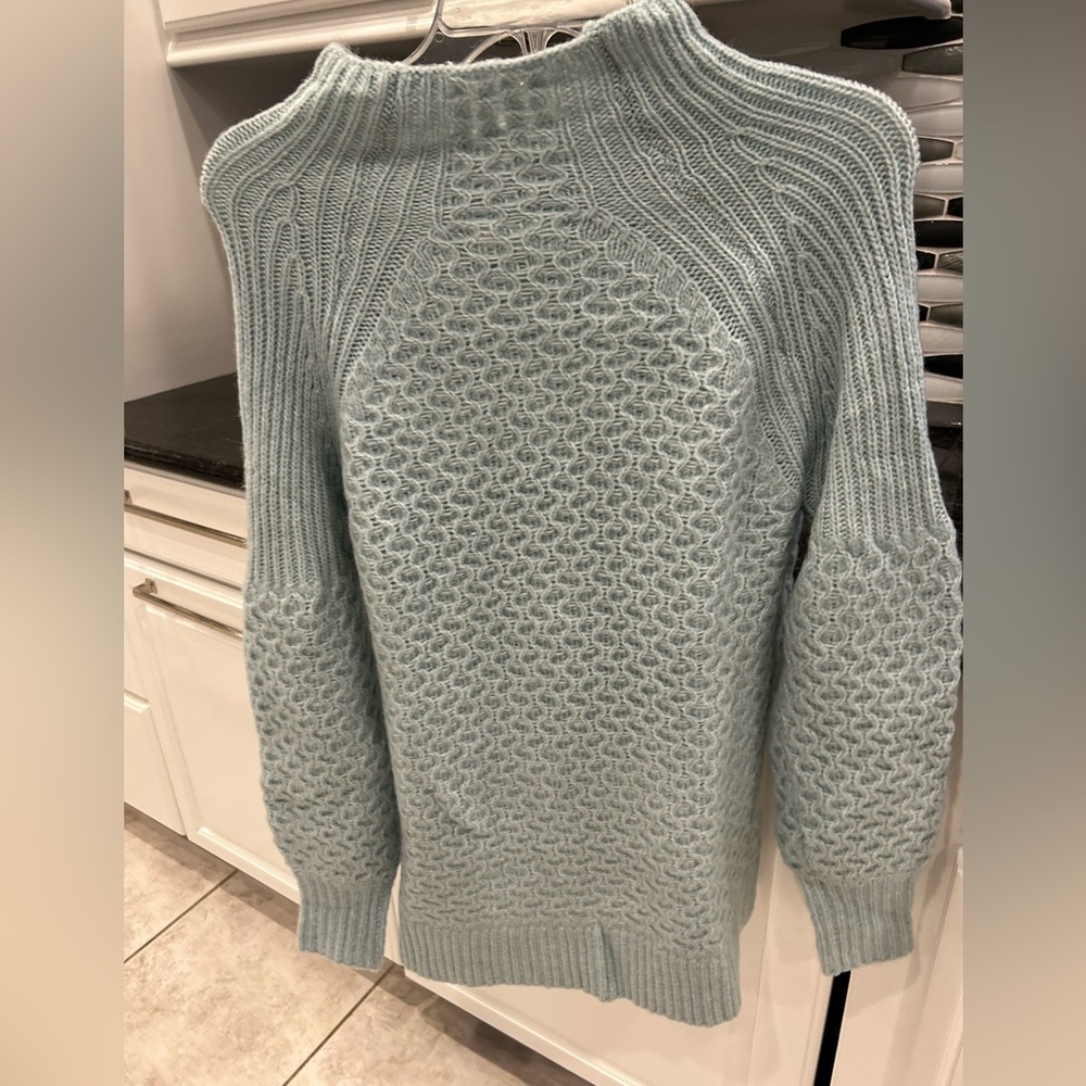 Light green long sweater